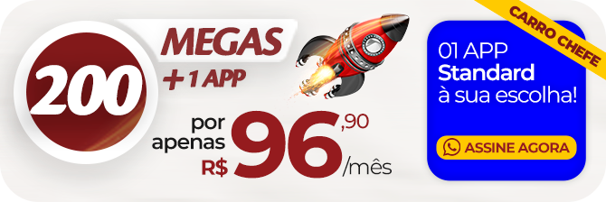 plano 200 megas ping provedor carro chefe